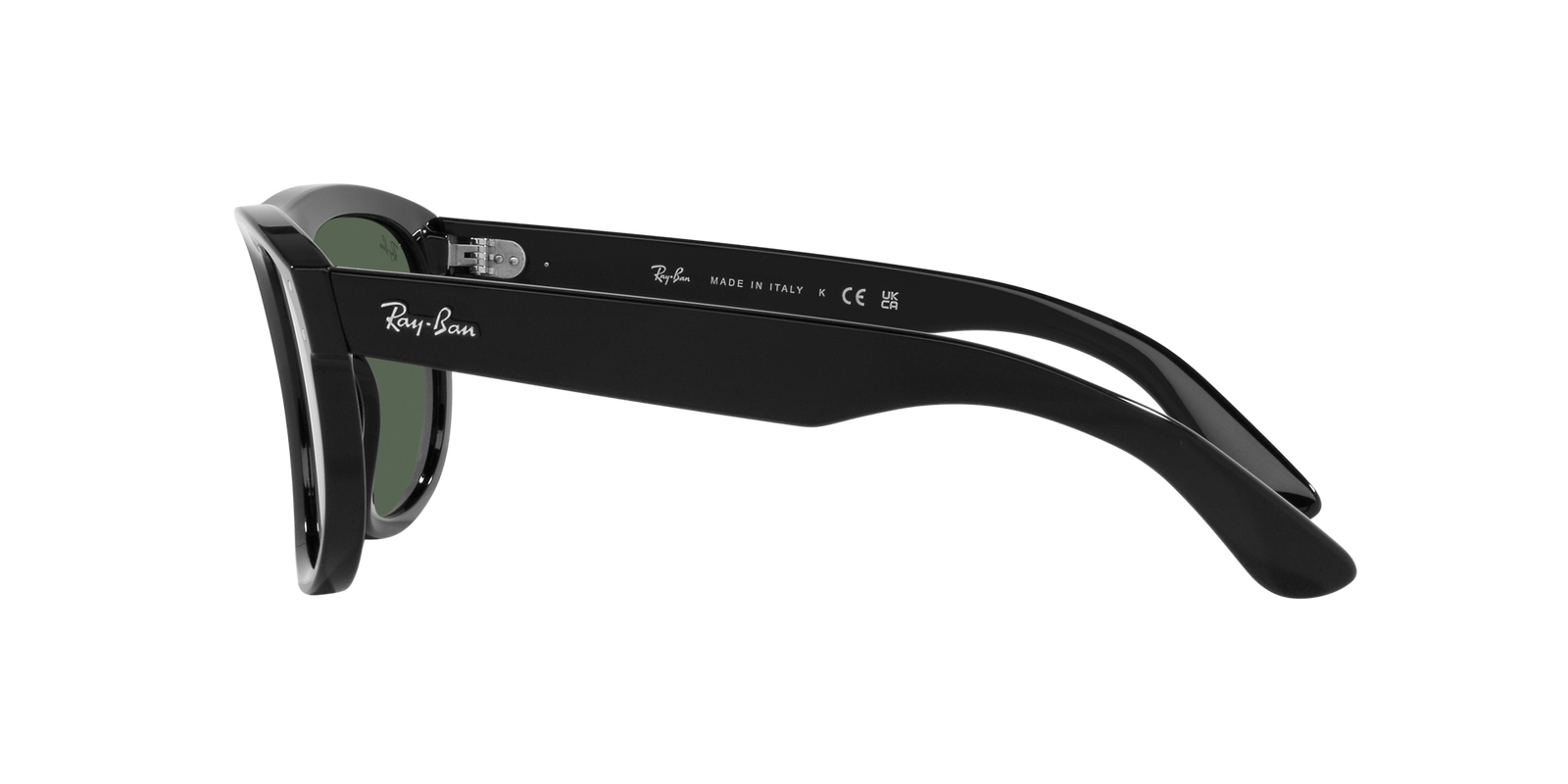 Das Bild zeigt die Sonnenbrille RBR0501S 6677VR von der  Marke Ray Ban in schwarz.