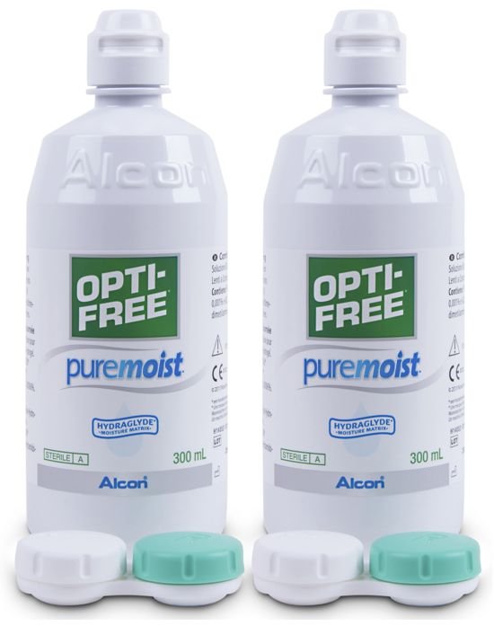Opti-Free PureMoist Vorratspack, Alcon (2 x 300 ml)