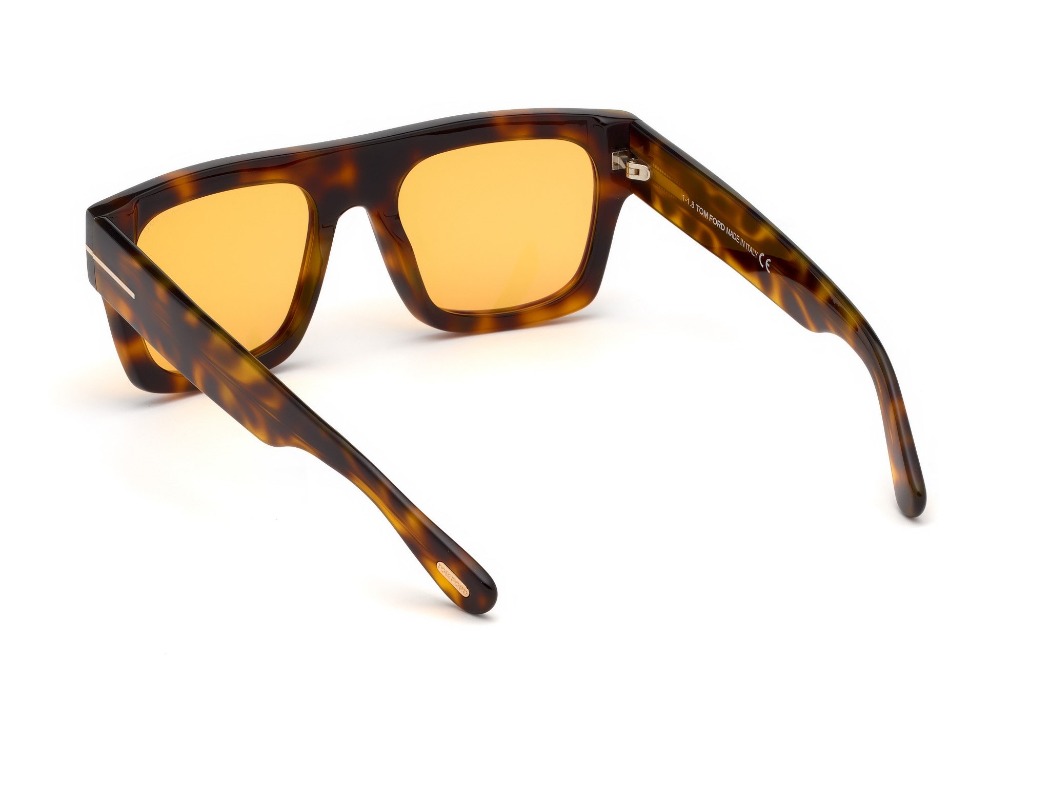Das Bild zeigt die Sonnenbrille FT0711 56E von der Marke Tom Ford in havanna.