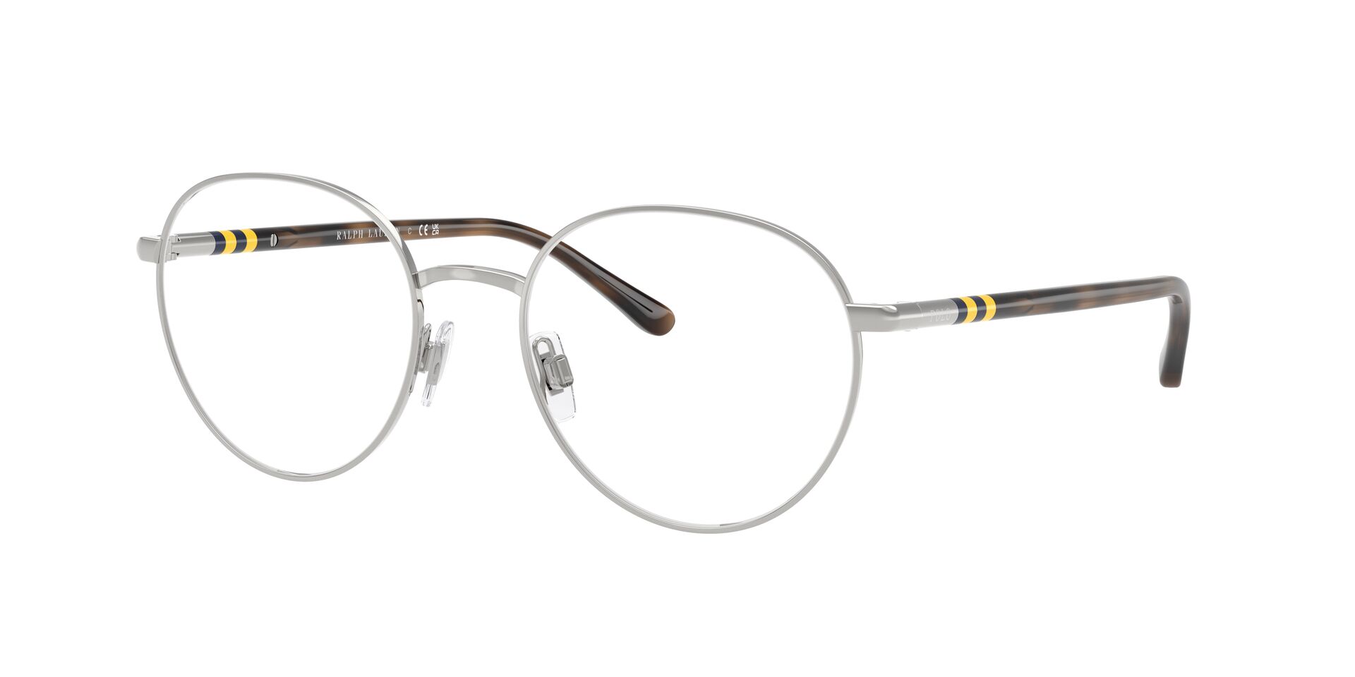 Das Bild zeigt die Korrektionsbrille 1236 von der Marke Polo in Silber.