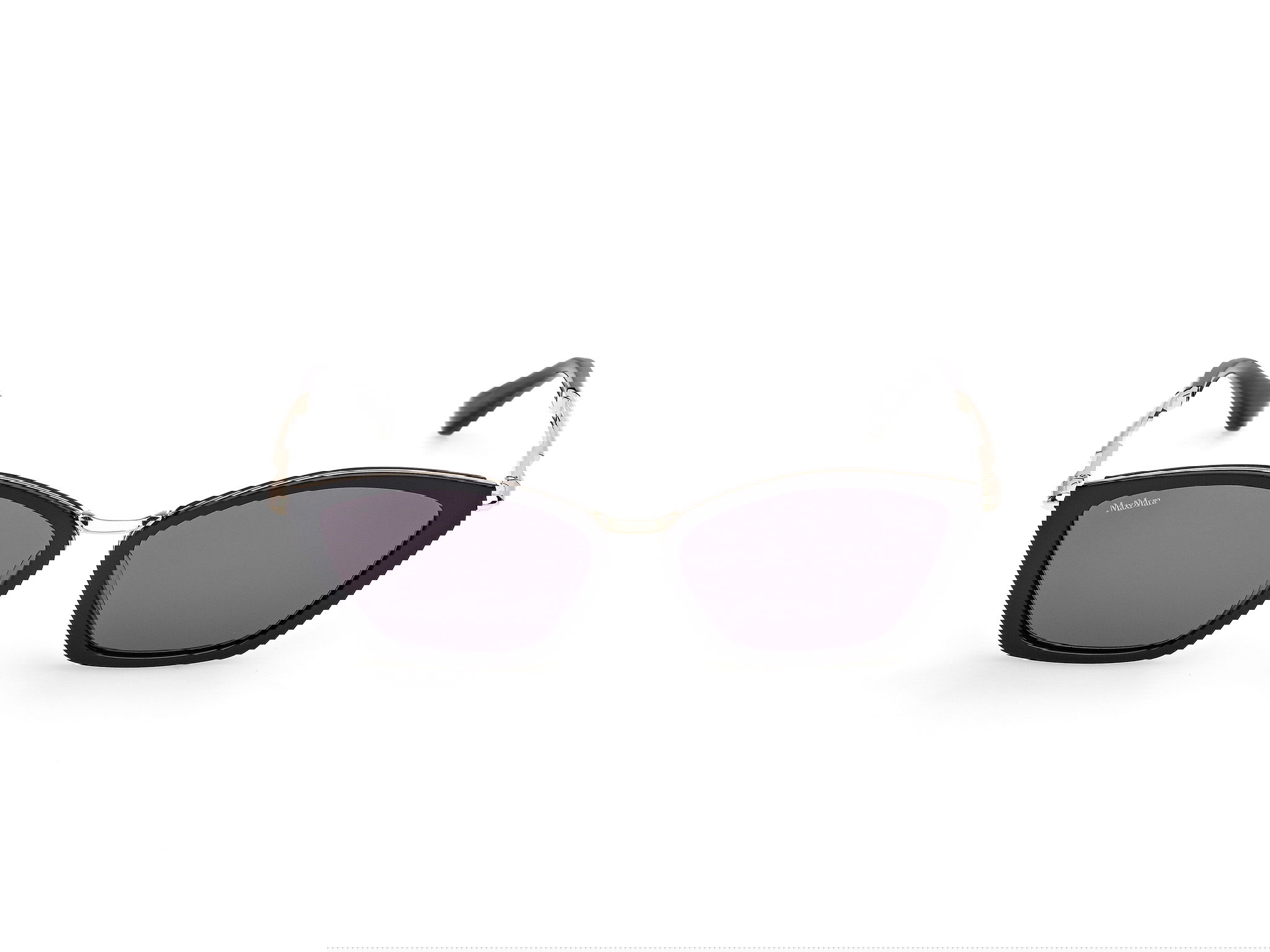 Das Bild zeigt die Sonnenbrille MM0162 von der Marke Max Mara in Schwarz.