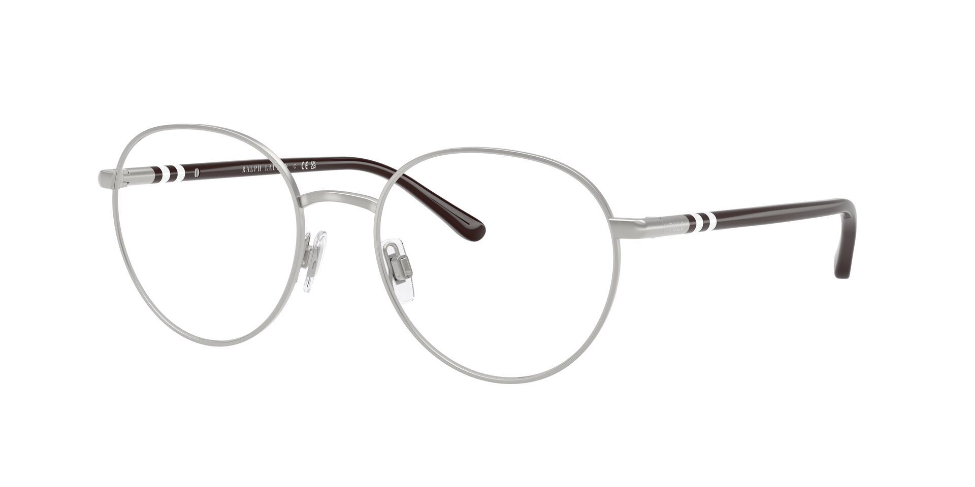 Das Bild zeigt die Korrektionsbrille 1236 von der Marke Polo in Silber.
