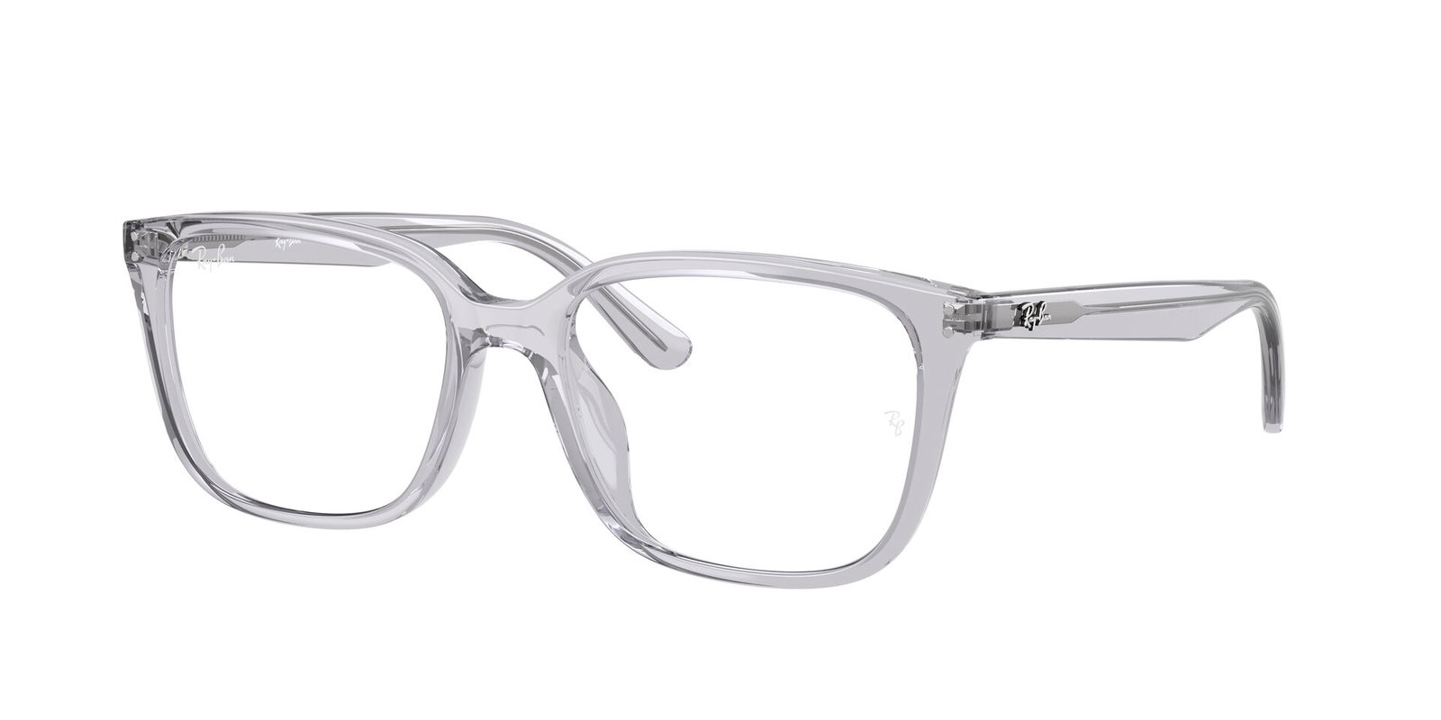 Ray Ban RX7248D 8411 – Rechteckige Brille Hellgrau Transparent