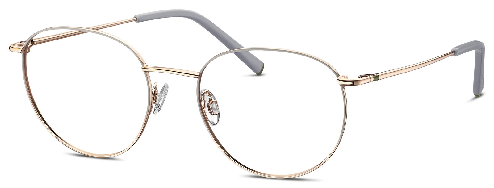 HUMPHREY'S 582327 23 – Runde Metallbrille Gold Schmal