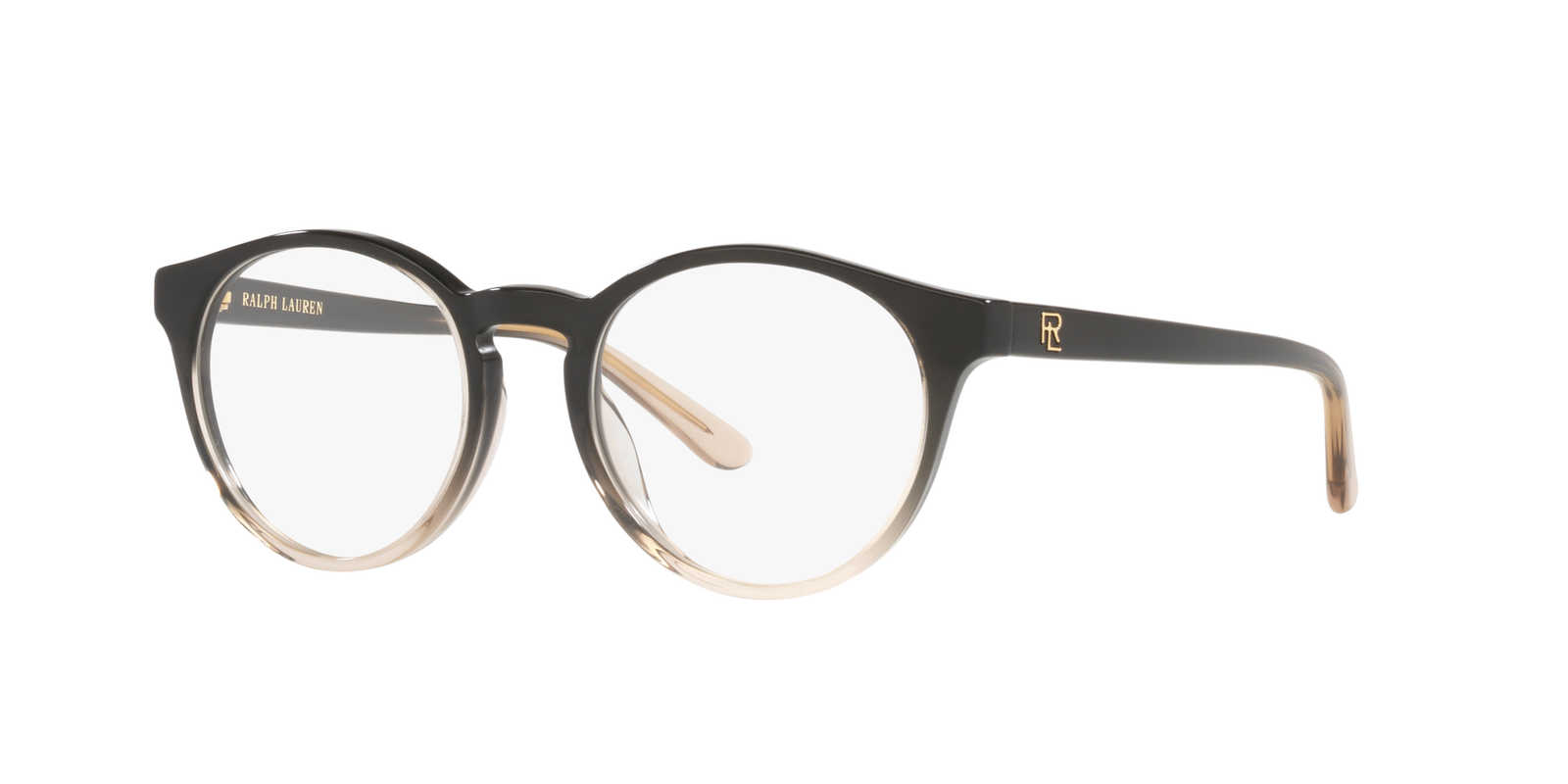 Ralph Lauren RL6221U 6022 – Runde schwarze Damenbrille Kunststoff
