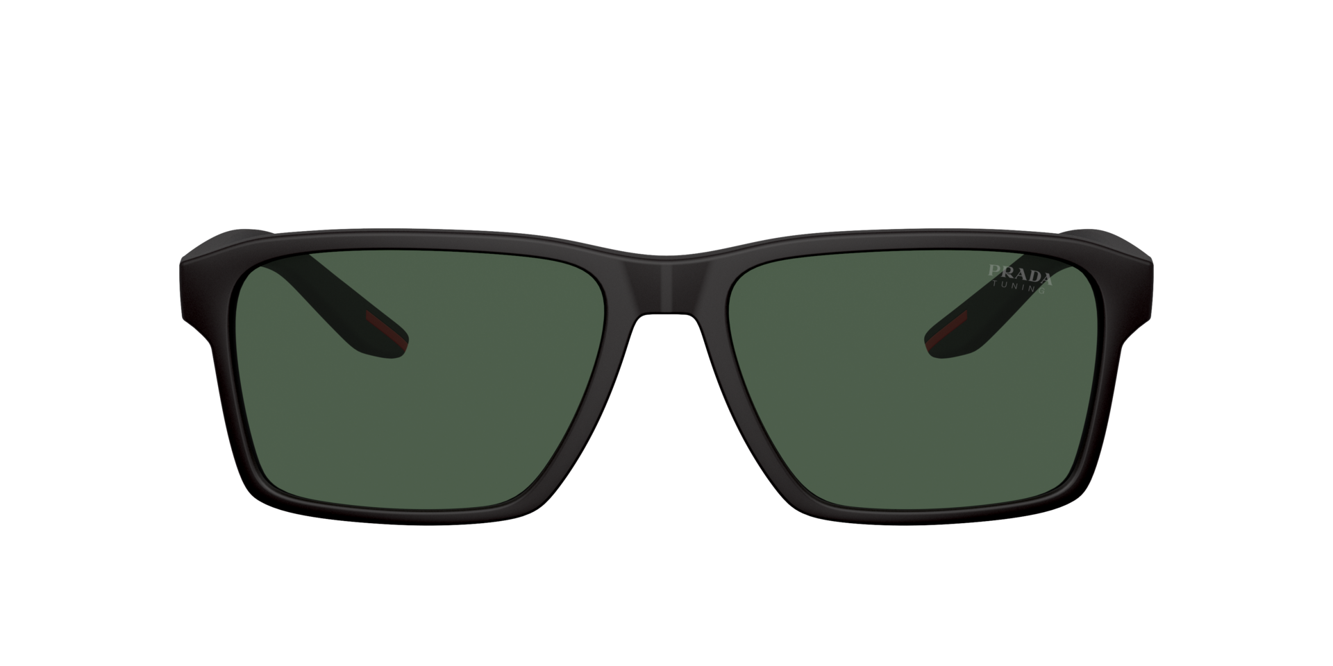 Das Bild zeigt die Sonnenbrille PS05YS DG006U von der Marke Prada Linea Rossa in schwarz.