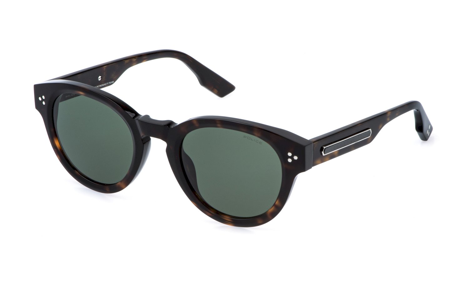 Das Bild zeigt die Sonnenbrille SPLR48M von der Marke Police in Havanna.