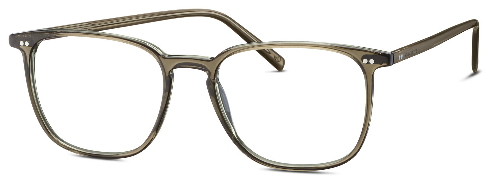 Marc O'Polo 503261 40 – Grüne Herrenbrille Mehreckig Kunststoff