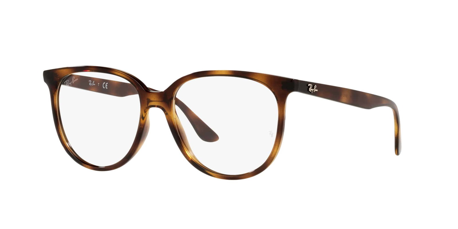 Ray Ban RX4378V 2012 – Quadratische Damenbrille Havana Braun Kunststoff
