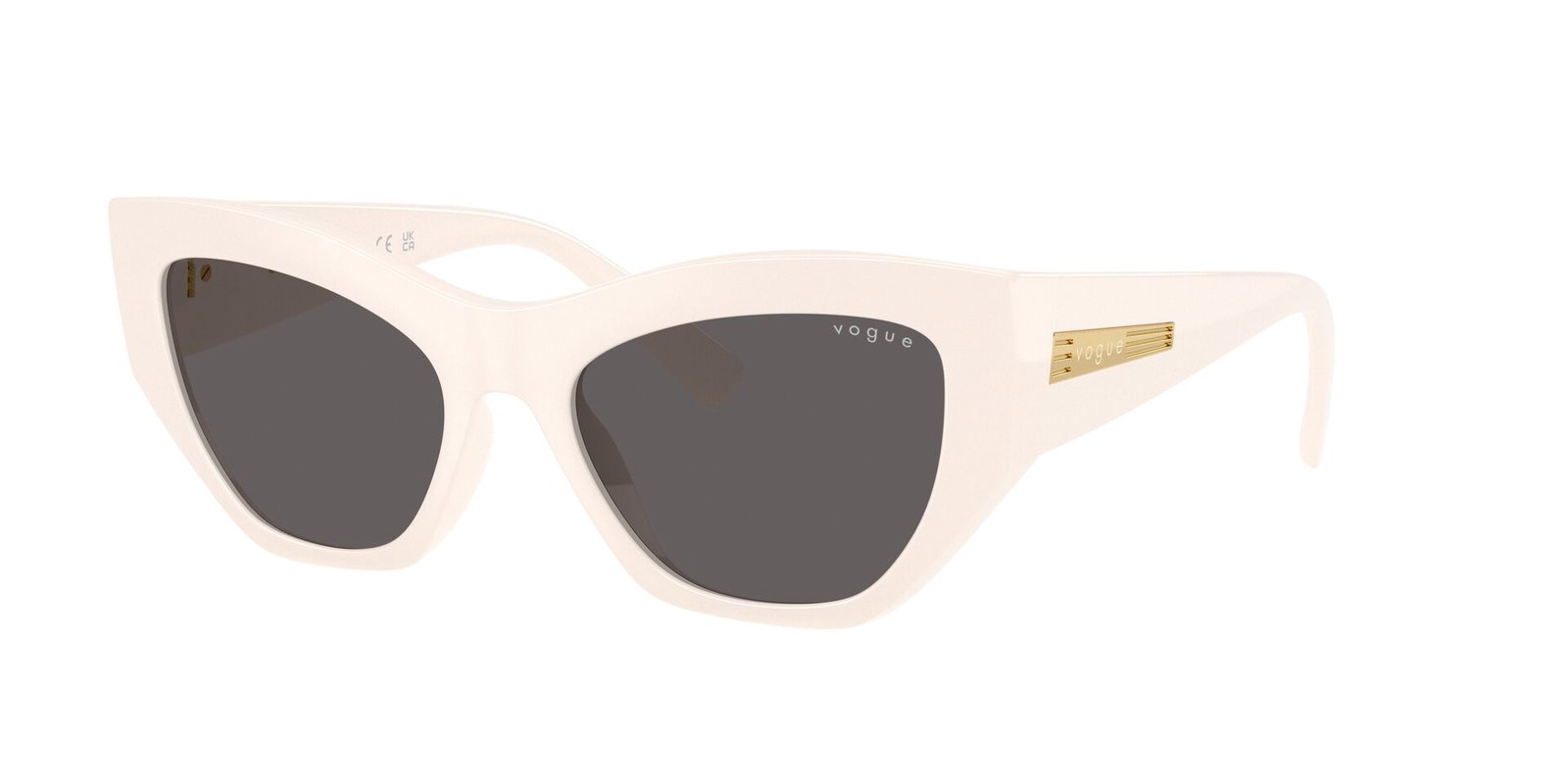 Das Bild zeigt die Sonnenbrille VO5607S von der Marke Vogue in Weiß.