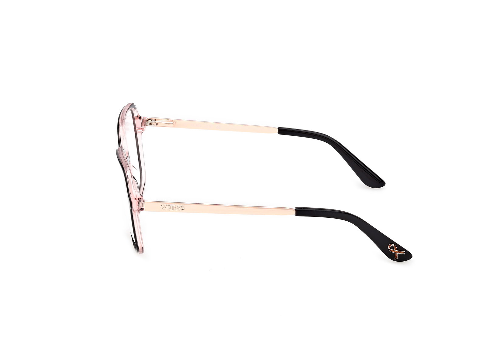 Auf diesem Bild sehen Sie eine Korrektionsbrille 50320 von Guess in der Farbe Schwarz.