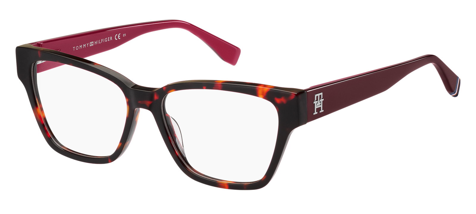 Tommy Hilfiger TH2000 0UC 53 – Butterfly Brille Rot Havanna Kunststoff