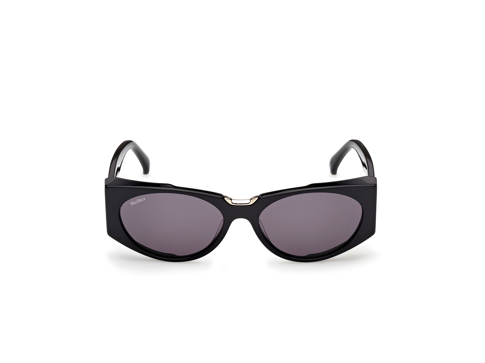 Das Bild zeigt die Sonnenbrille MM0160 von der Marke Max Mara in Schwarz.