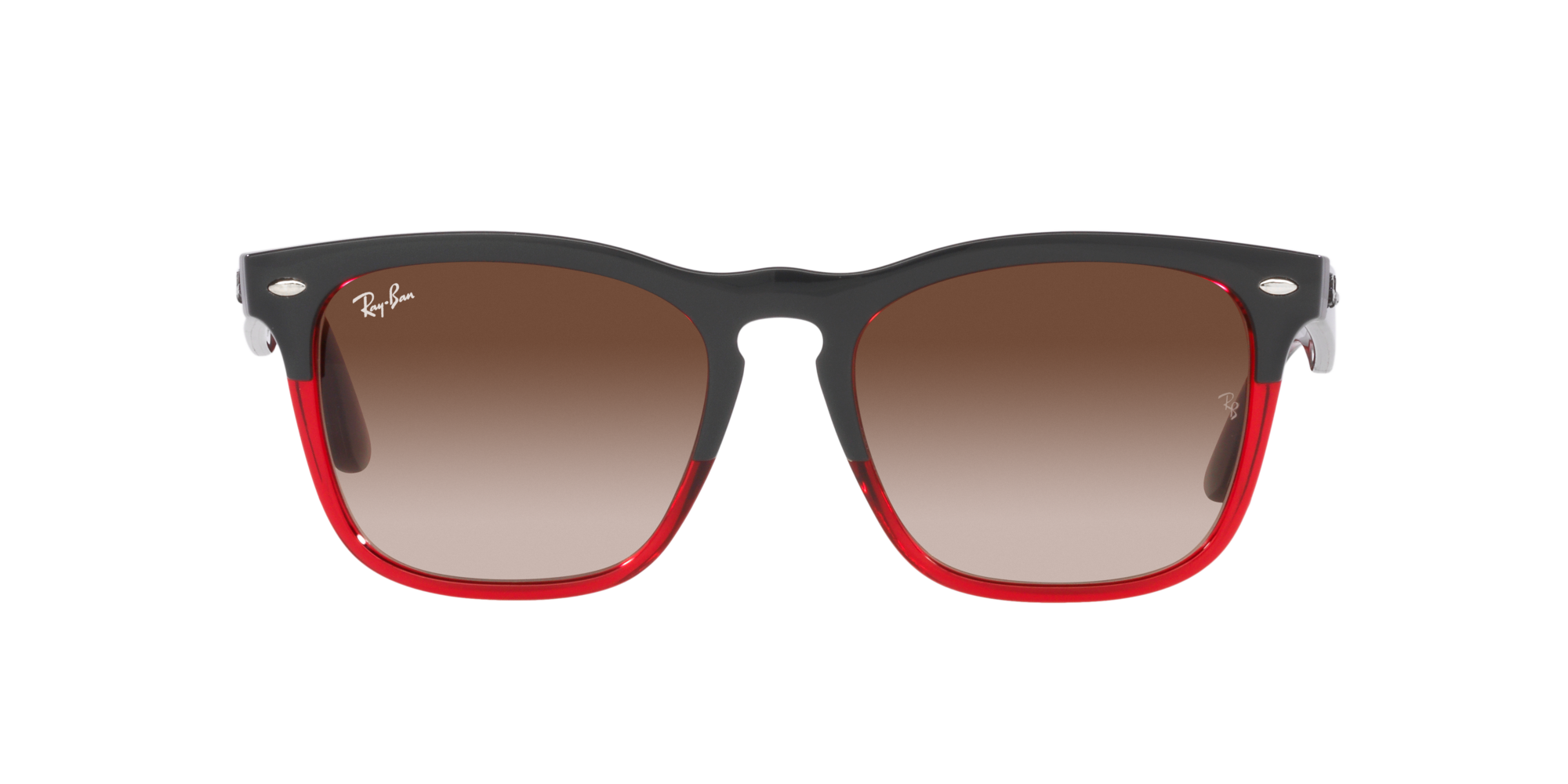 Ray Ban Unisex Sonnenbrille in Grau/Rot RB4487 663113 54