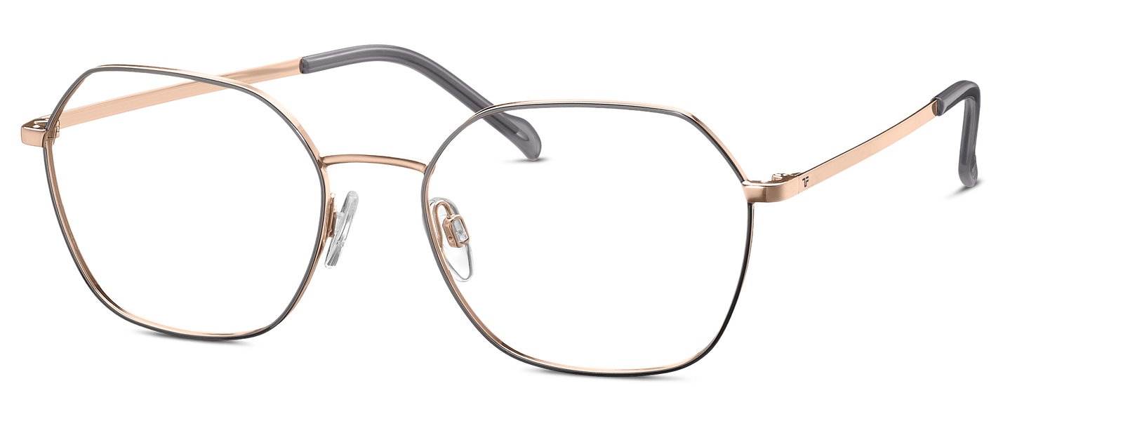 TITANflex 826012 23 – Runde Damenbrille Gold Titan