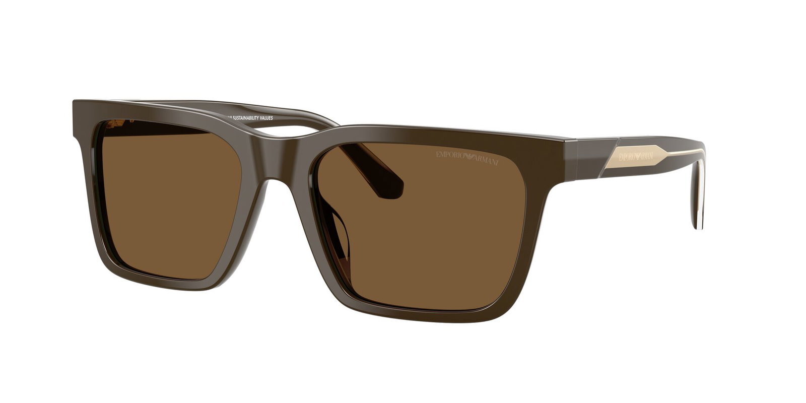 Emporio Armani Sonnenbrille in Braun 0EA4262U 57 - Eyebar