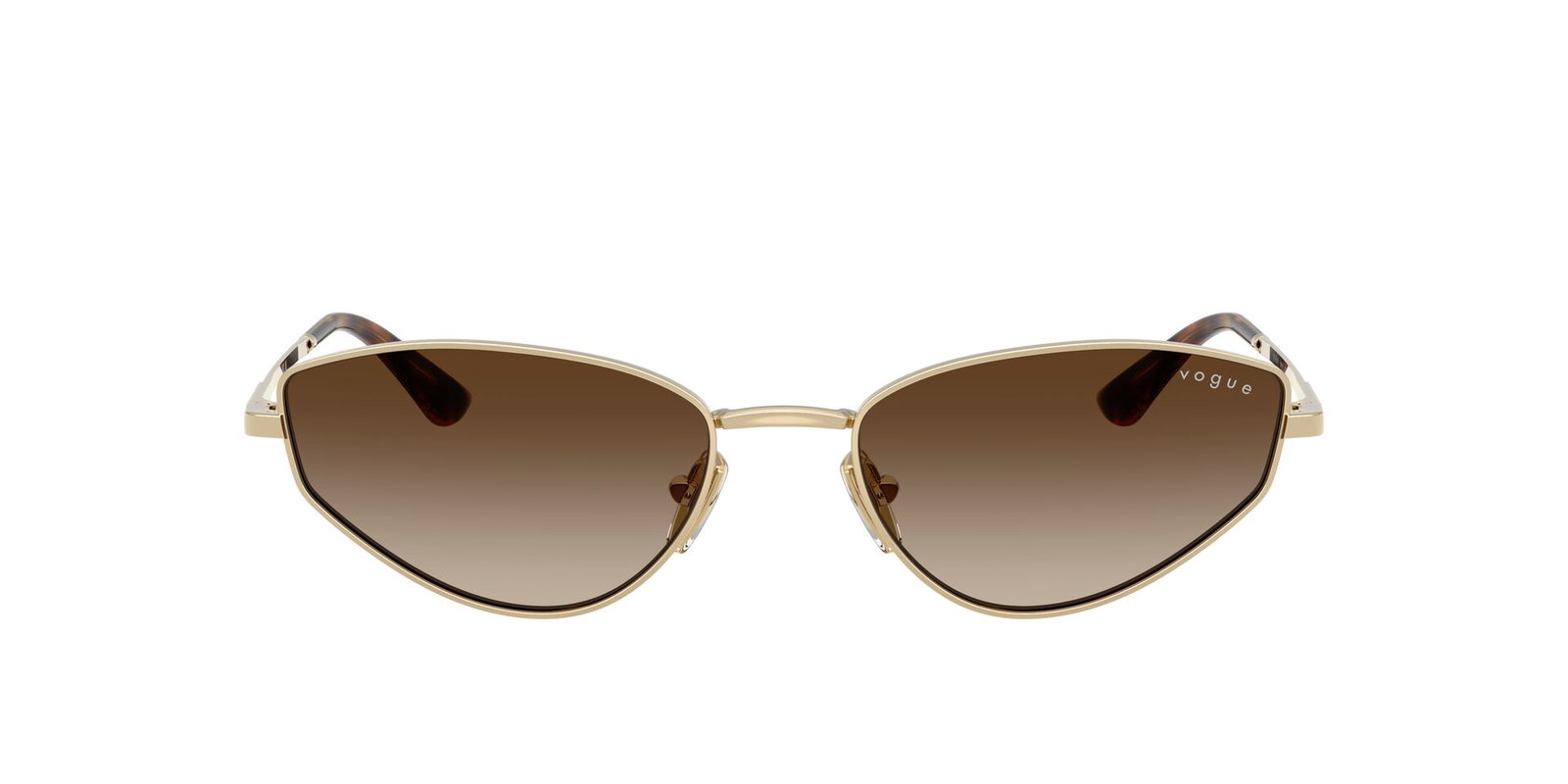 Das Bild zeigt die Sonnenbrille 0VO4339S von Vogue in der Farbe Gold.