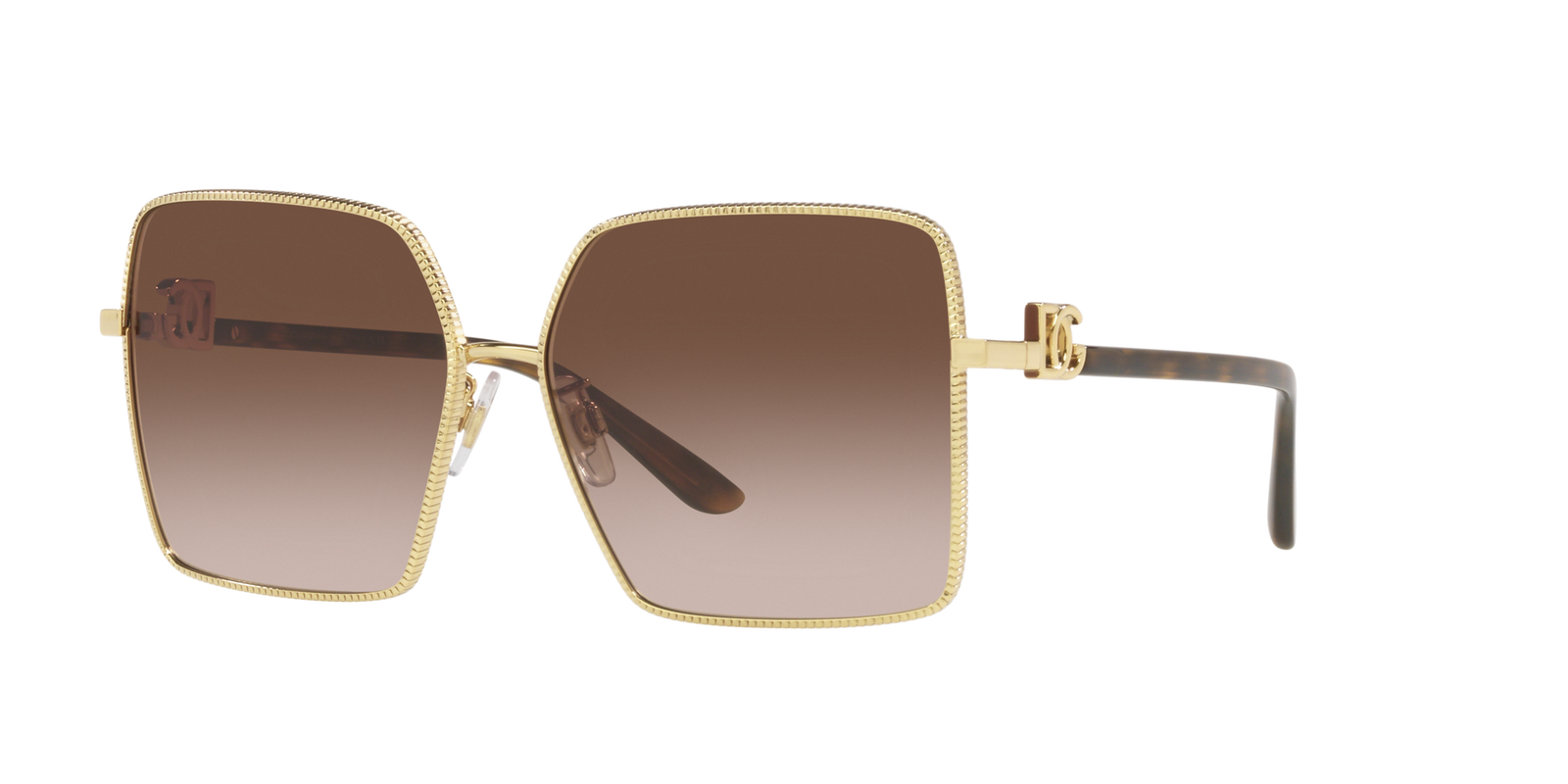 Dolce & Gabbana Sonnenbrille in Gold/Havanna DG2279 02/13 60