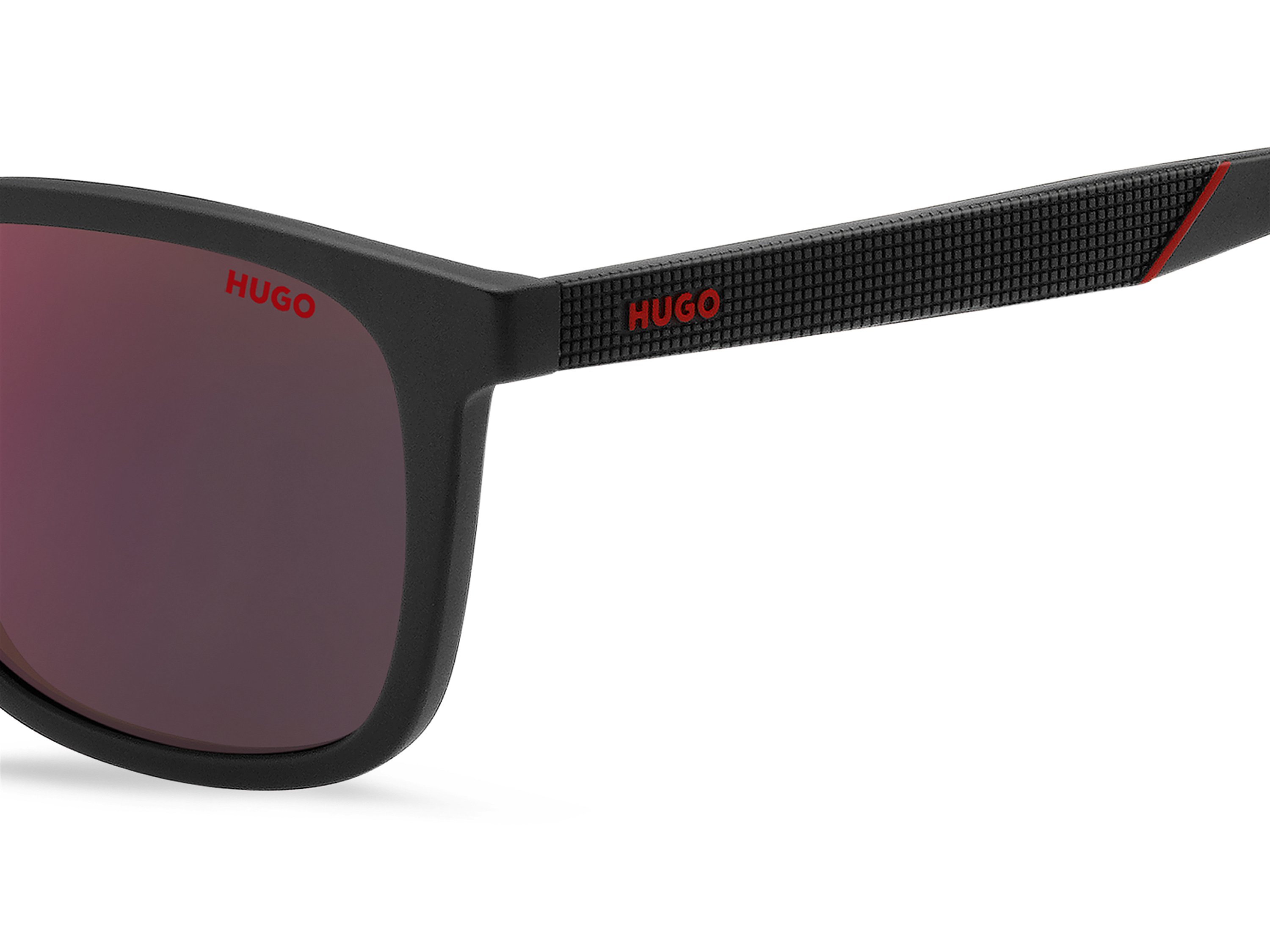 Das Bild zeigt die Sonnenbrille HG1306/S 807 von der Marke Hugo in grün.