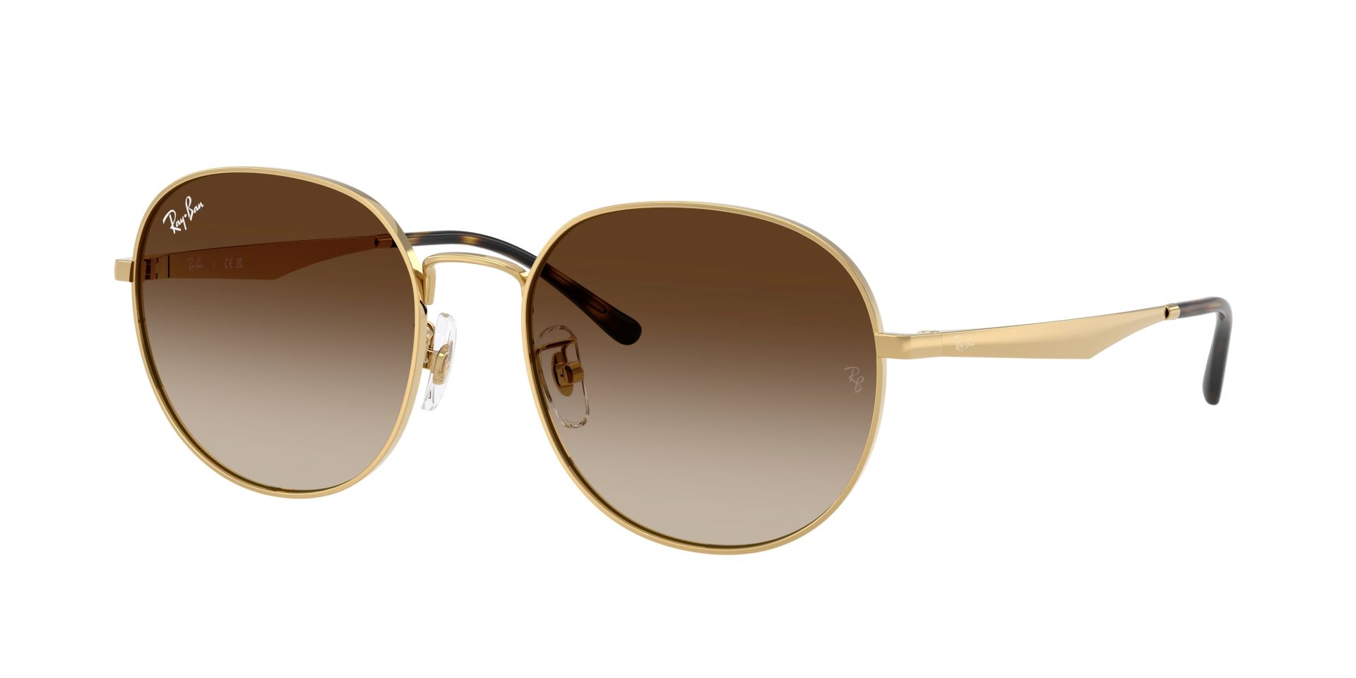 Ray Ban Sonnenbrille in Arista gold 0RB3727D 001/13 57