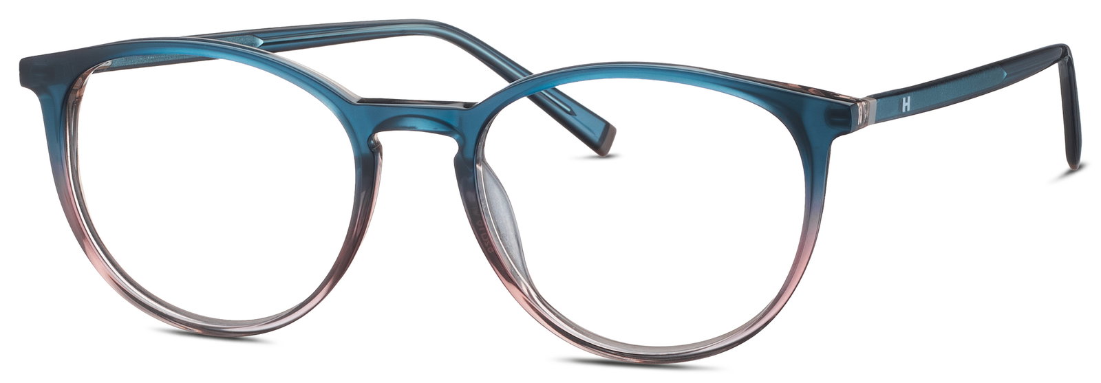 HUMPHREY'S 583187 76 – Runde Damenbrille Blau Kunststoff