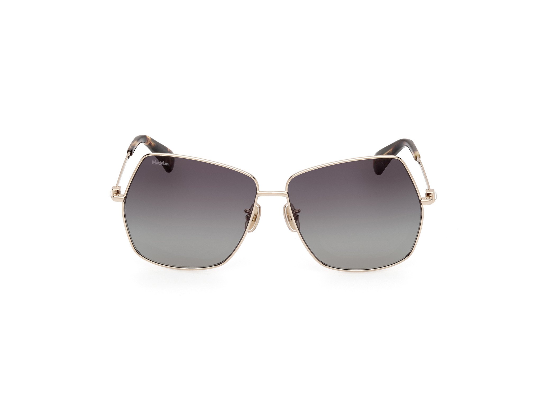 Das Bild zeigt die Sonnenbrille MM0035-H 32P von der Marke Max Mara in Blassgold.