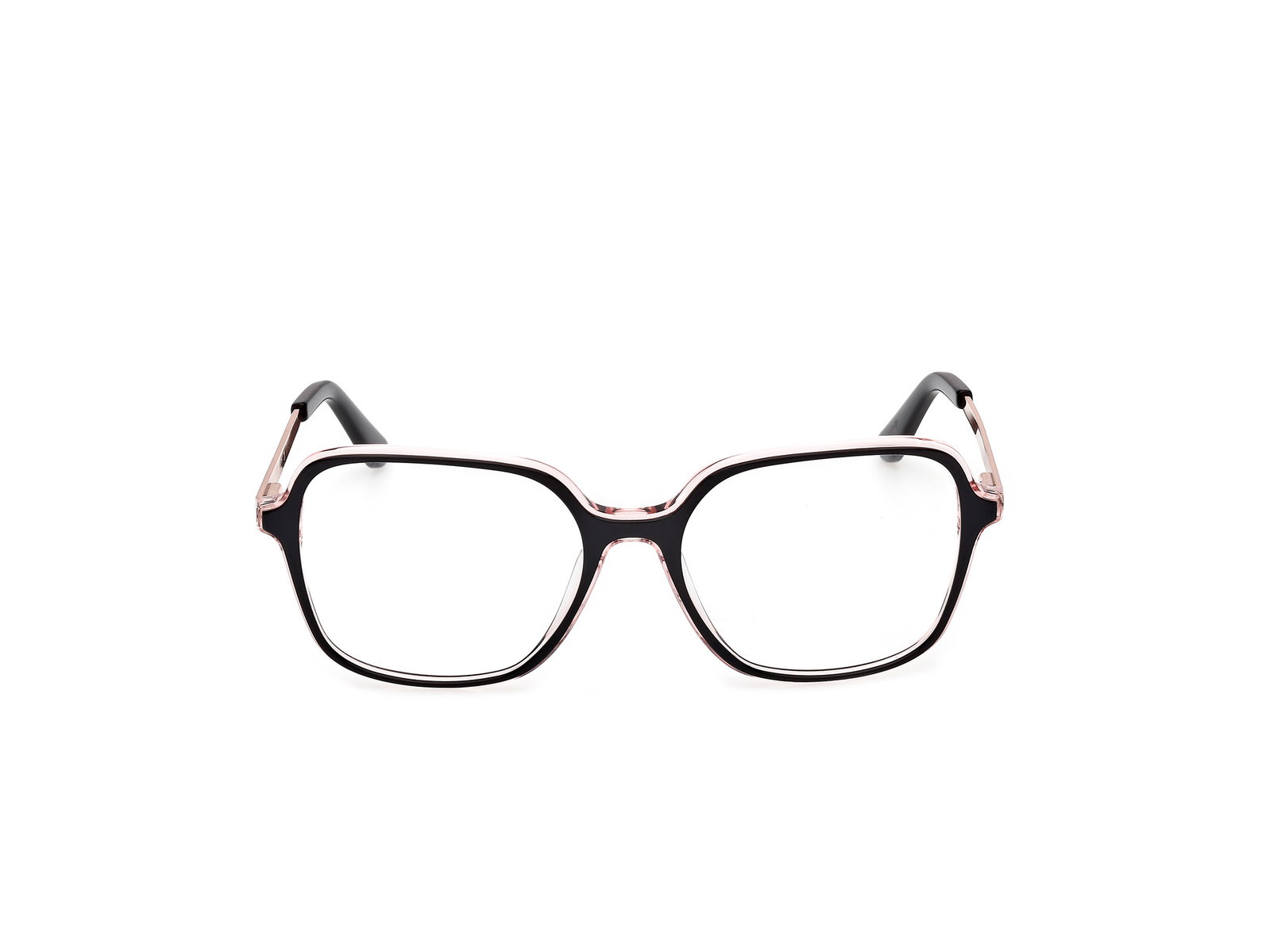Auf diesem Bild sehen Sie eine Korrektionsbrille 50320 von Guess in der Farbe Schwarz.