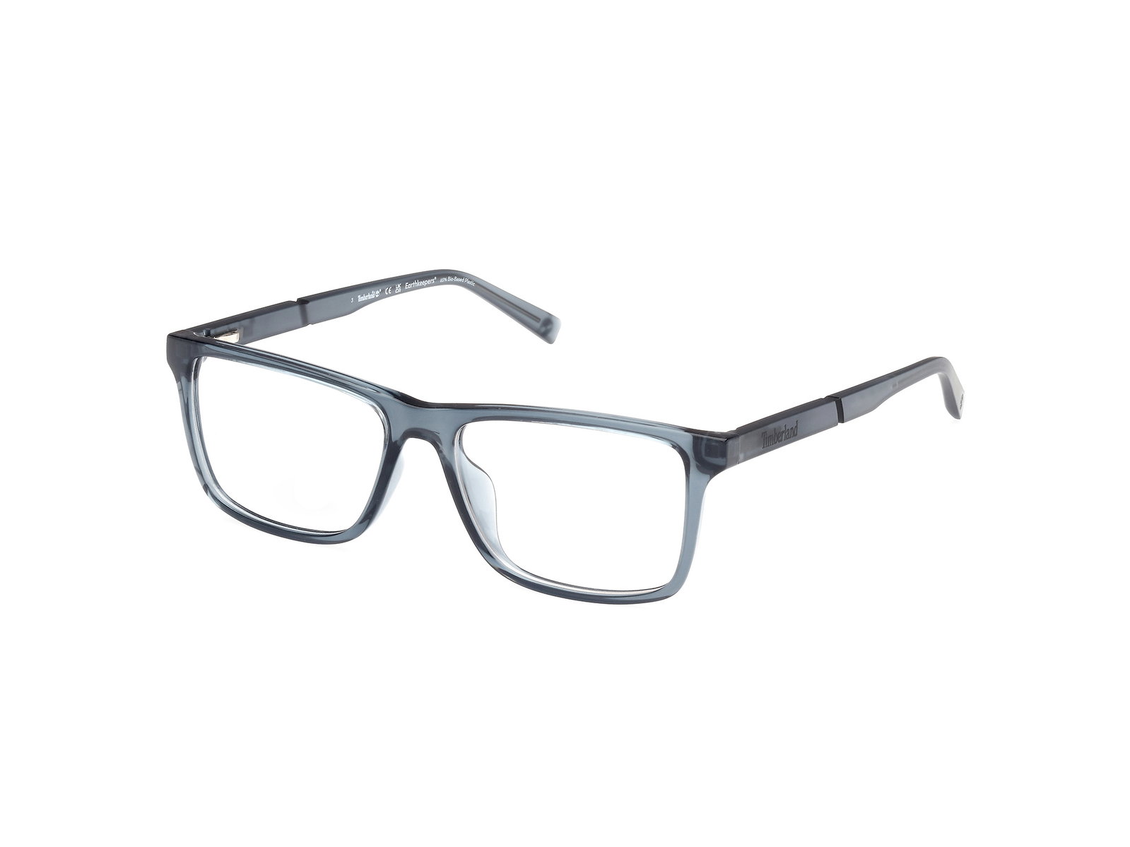 Timberland TB1840-H 092 – Rechteckige Herrenbrille Blau Kunststoff