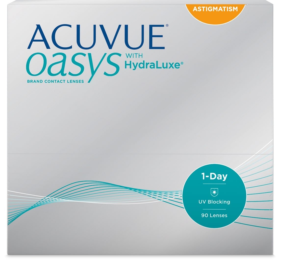 Acuvue Oasys 1-Day for Astigmatism with HydraLuxe, Johnson & Johnson (90 Stk.)