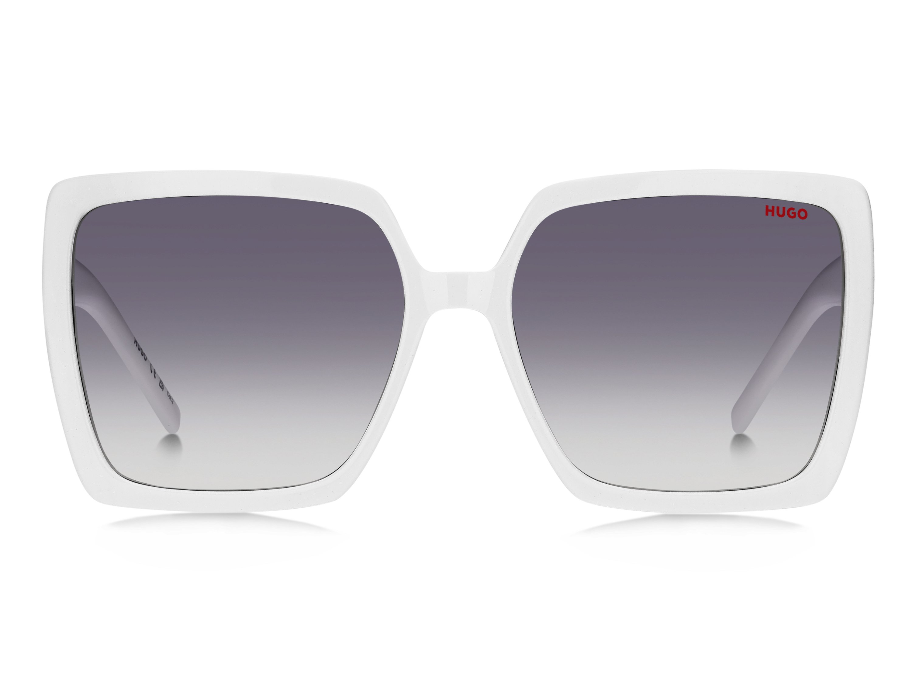 Das Bild zeigt die Sonnenbrille HG1285/S VK6 von der Marke Hugo in weiß.