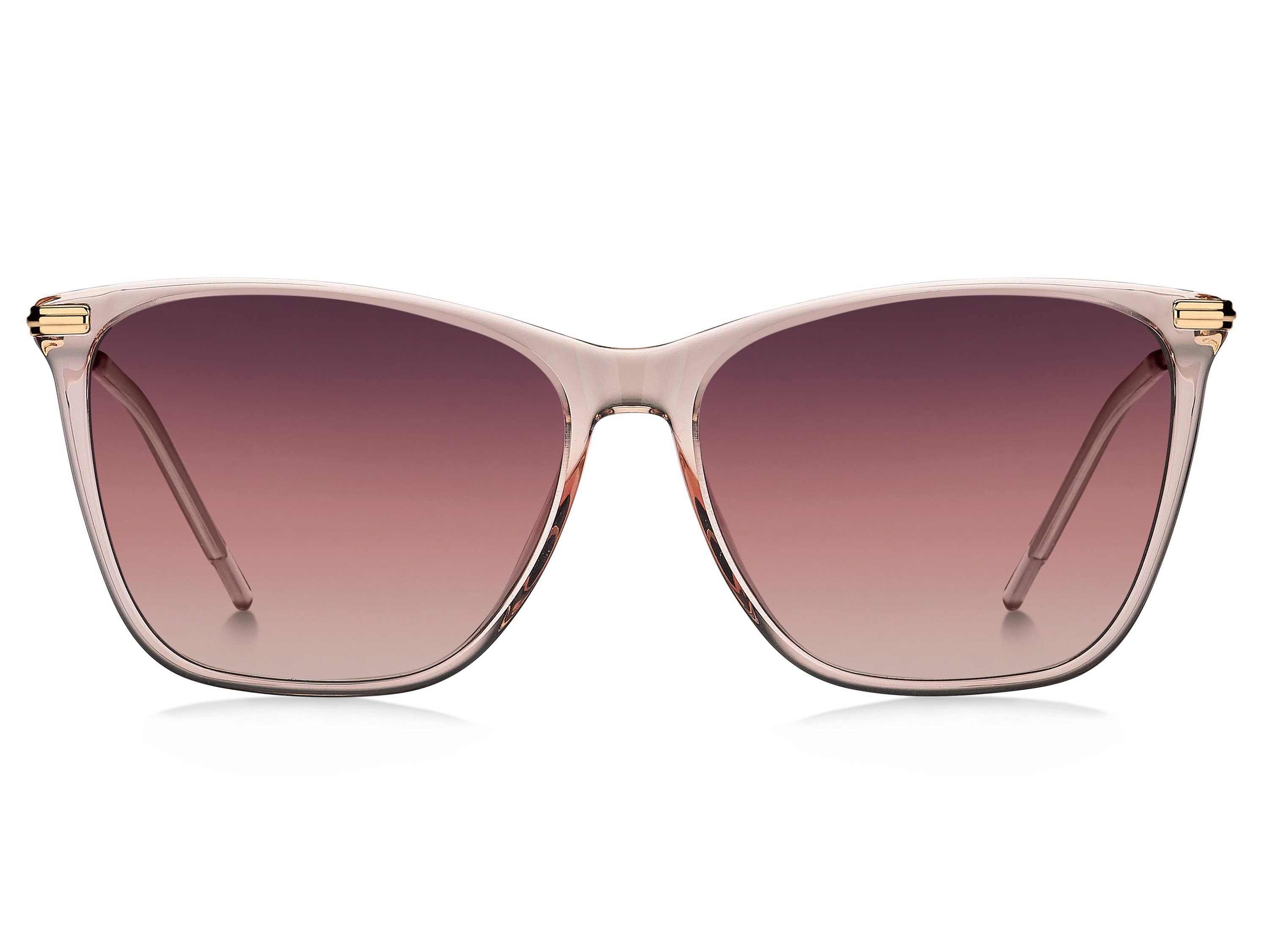 Das Bild zeigt die Sonnenbrille BOSS1661S S45 von der Marke BOSS in Pink/Gold.