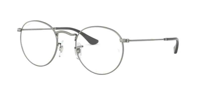 Ray Ban RX3447V 2620 – Runde Herrenbrille Gunmetal Matt Metall