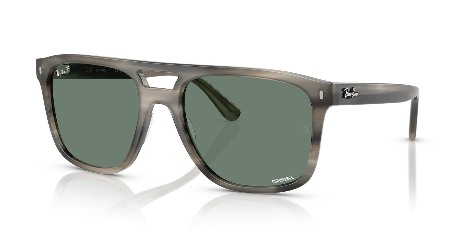 Ray Ban Sonnenbrille 0RB2213CH 14243R Damen grau havanna