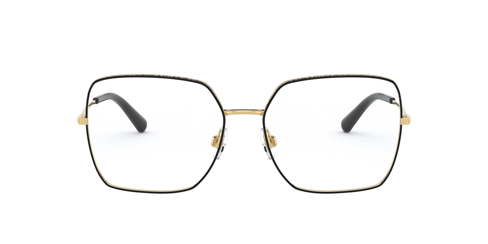 Dolce & Gabbana Brille für Damen DG1323 1334 54 Gold/Schwarz