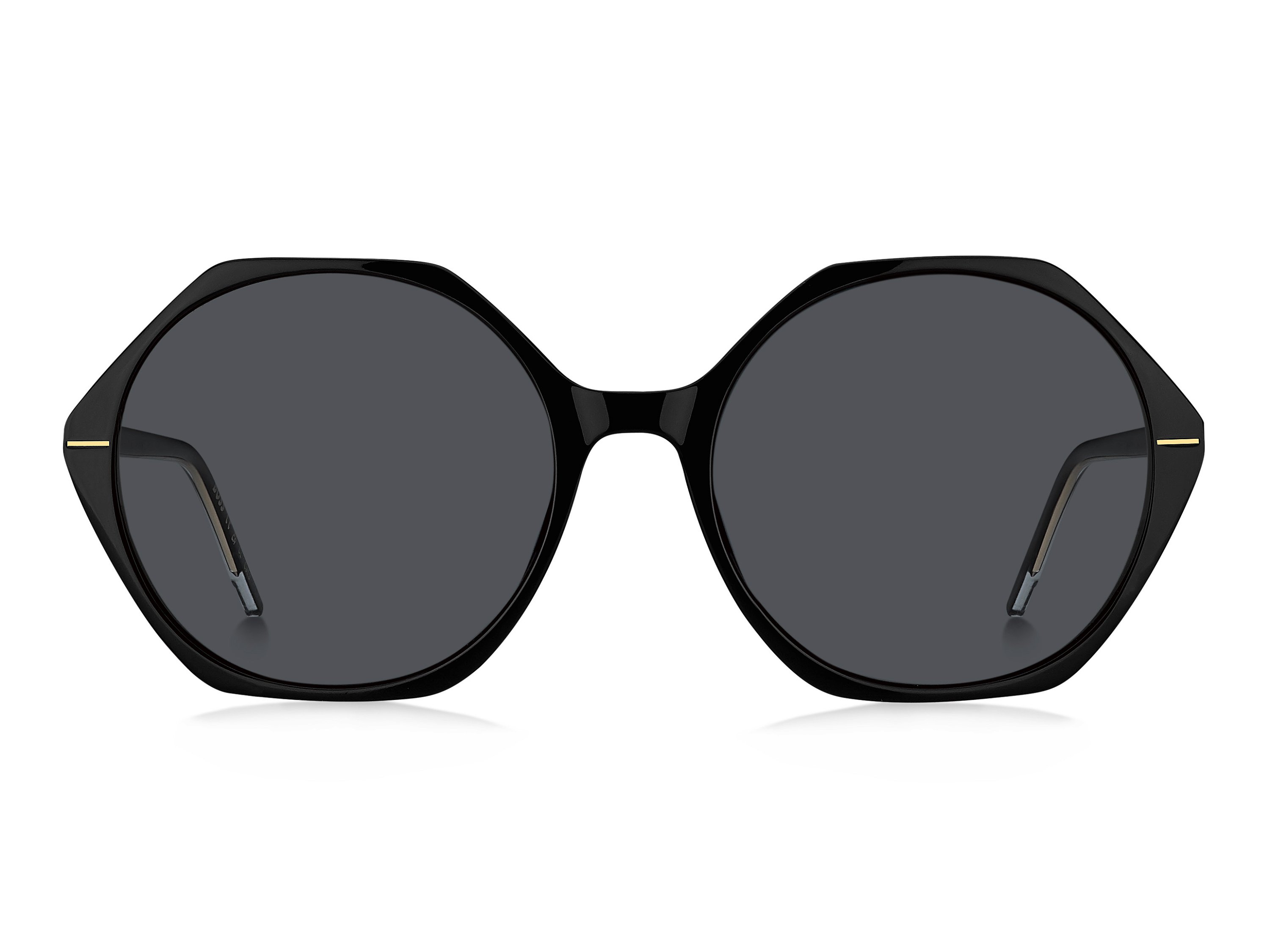 Das Bild zeigt die Sonnenbrille BOSS1585S 7C von der Marke BOSS in Schwarz.