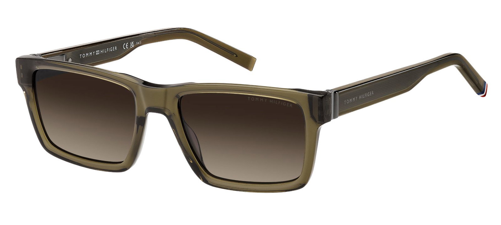zu sehen ist die Sonnenbrille 2309/S von Tommy Hilfiger in der Farbe Braun.