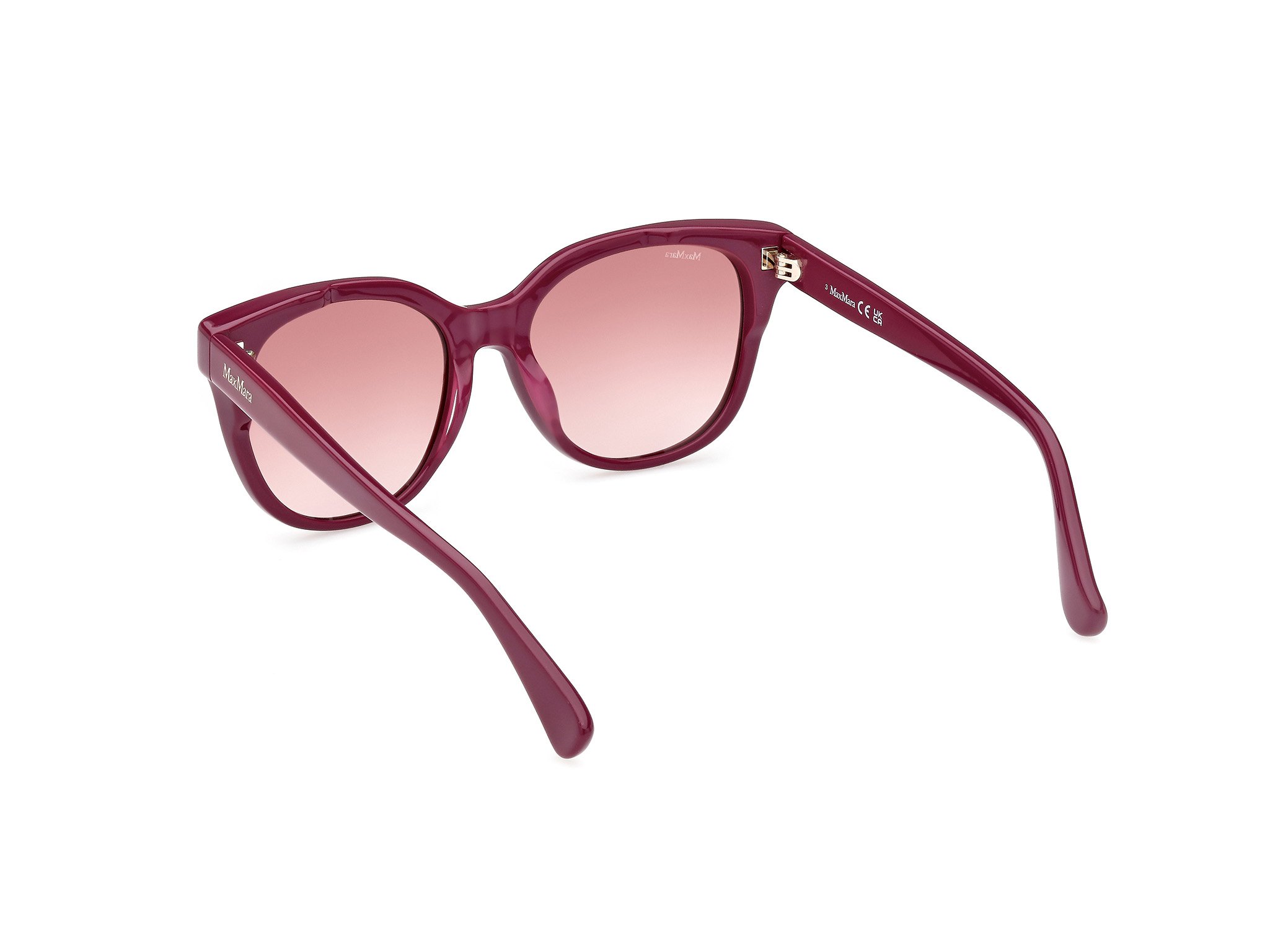 Das Bild zeigt die Sonnenbrille MM0068 75T von der Marke Max Mara in Rot.