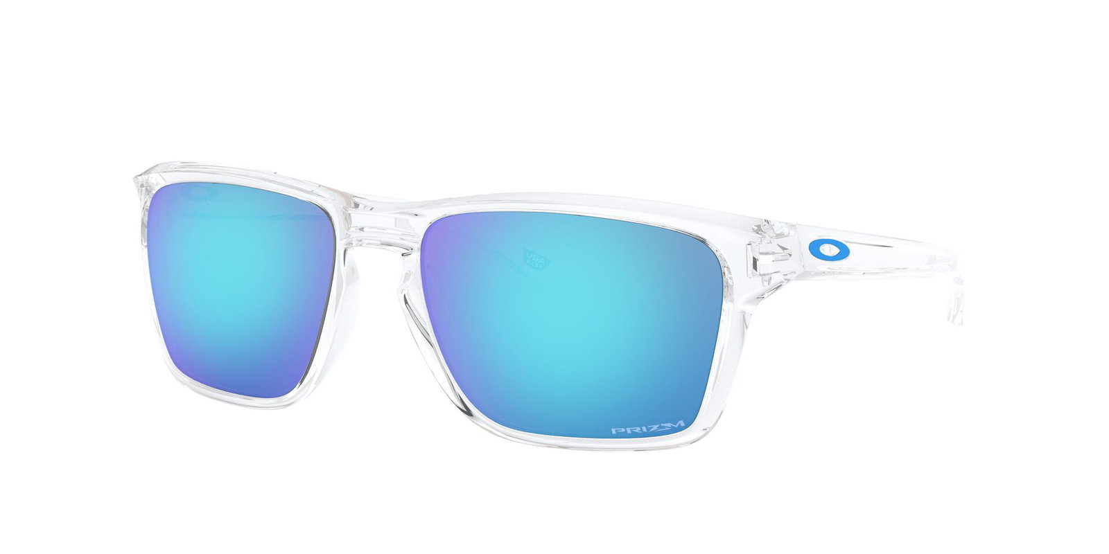 Das Bild zeigt die Sonnenbrille OO9448 944804 von der Marke Oakley in Weiß.