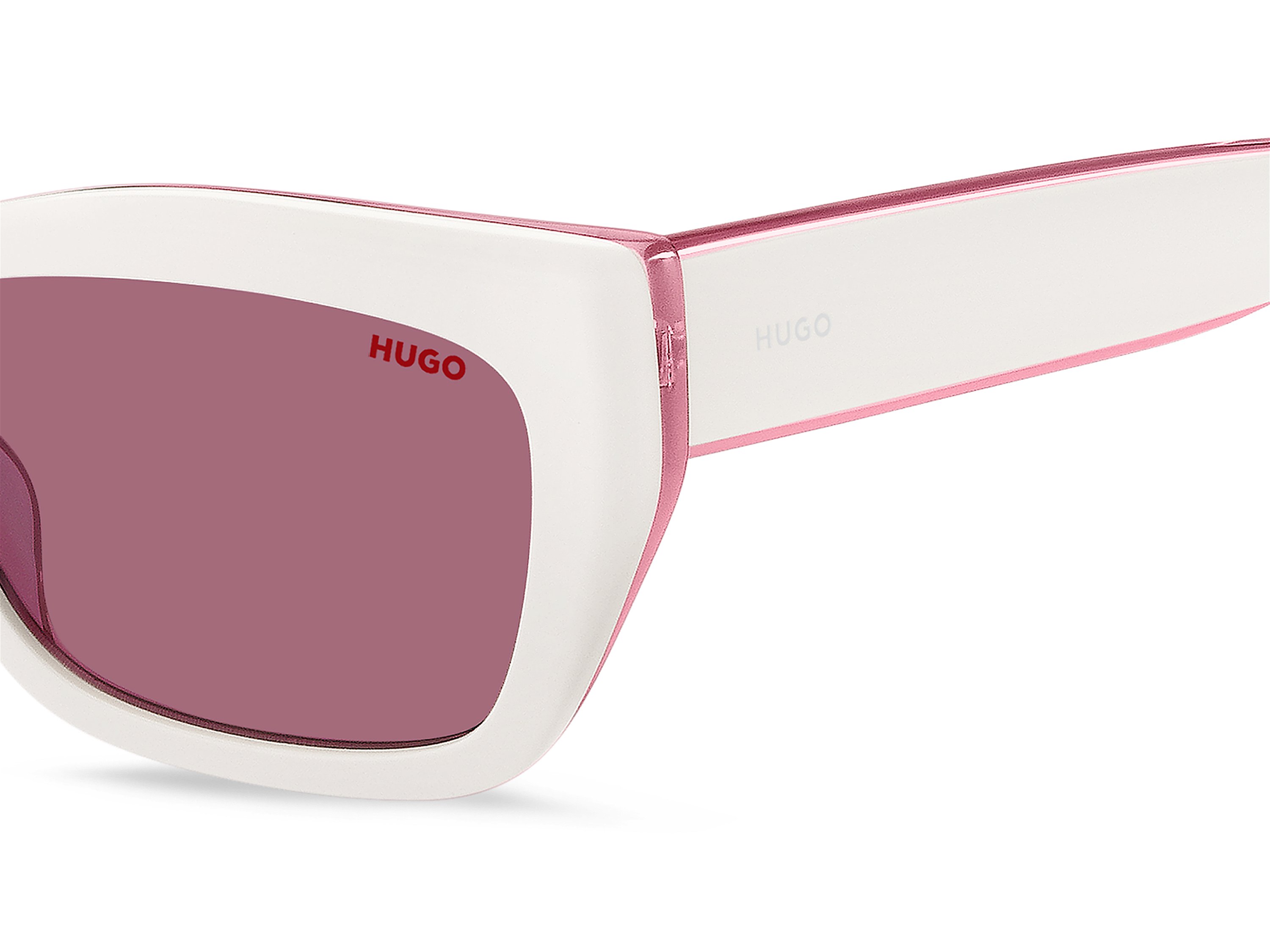 Das Bild zeigt die Sonnenbrille HG1301/S HDR von der Marke Hugo in weiß.