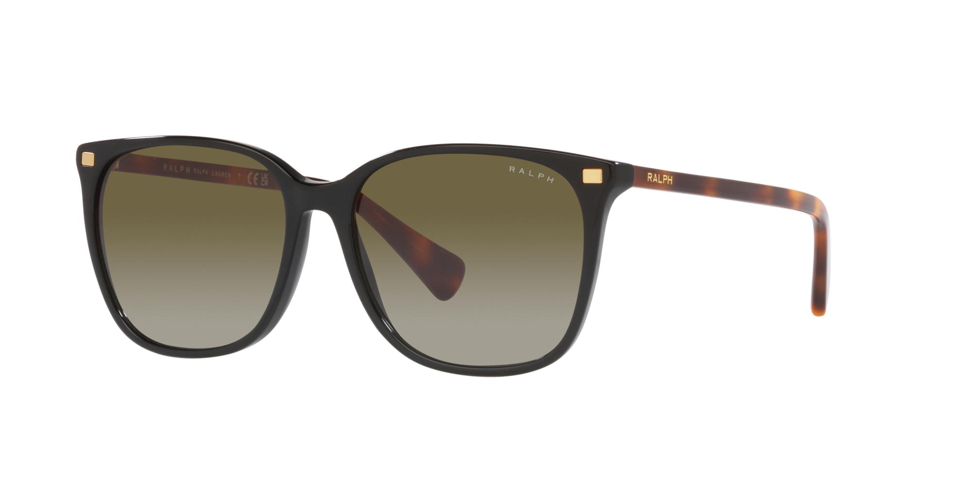 Ralph Sonnenbrille für Damen in Schwarz/Havanna RA5293 60378E 56