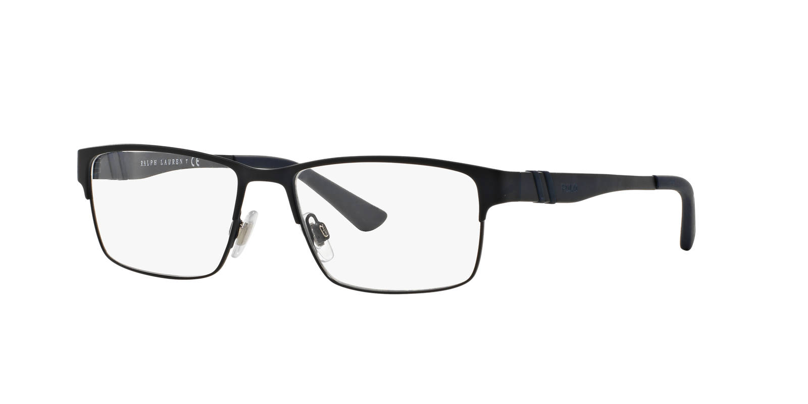 Polo PH1147 9303 – Rechteckige Metallbrille Blau glänzend