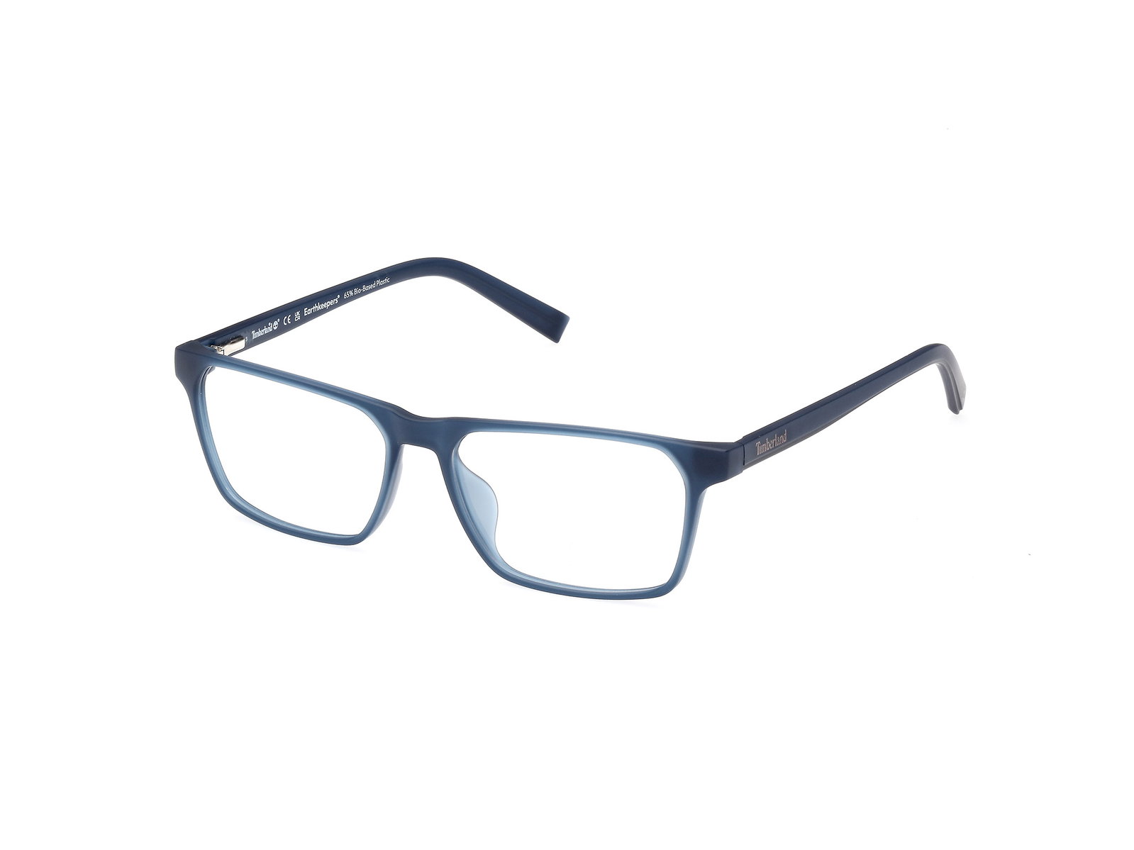 Timberland TB1816-H 091 – Rechteckige Herrenbrille Blau Matt Kunststoff