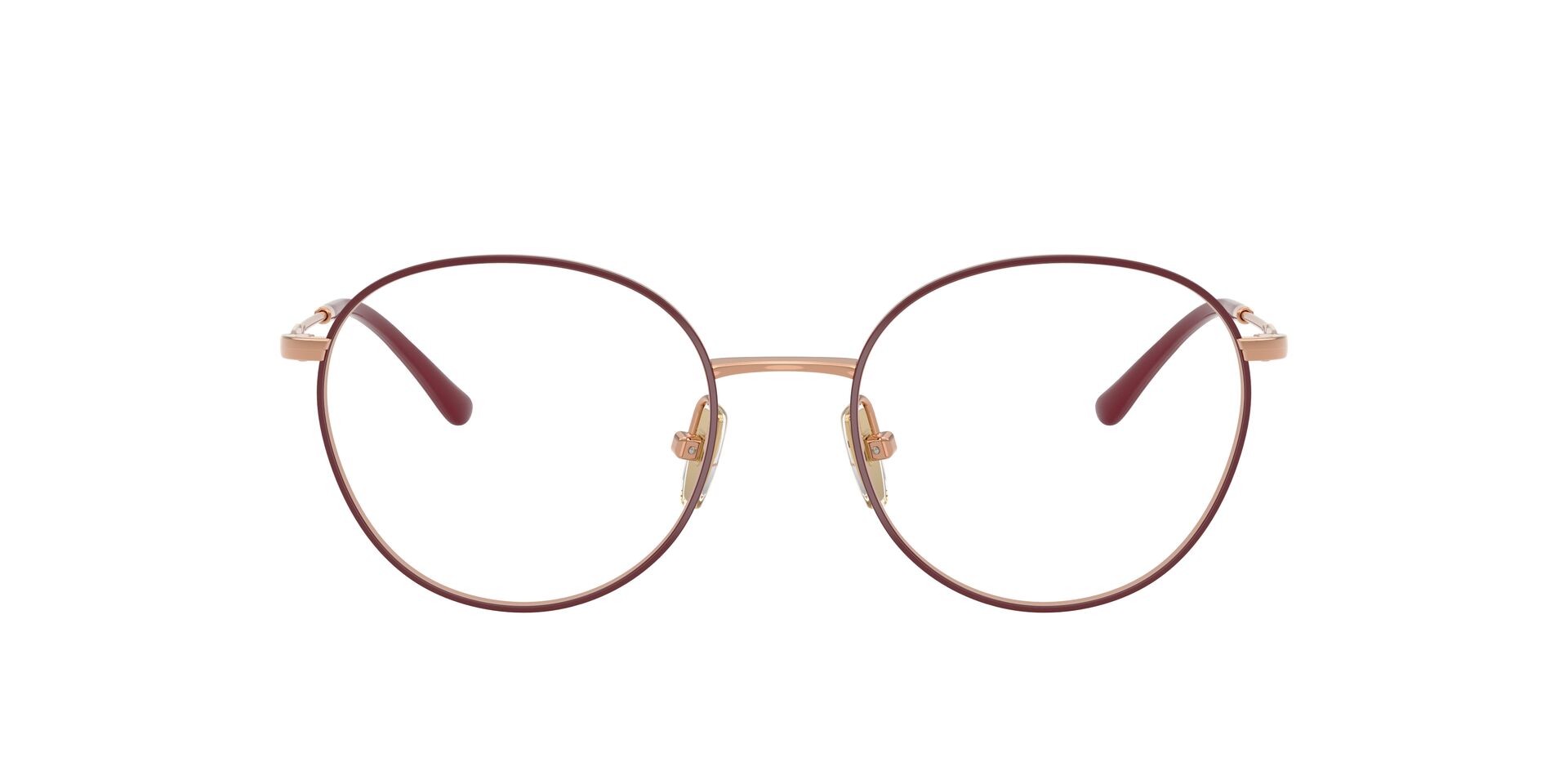 Das Bild zeigt die Korrektionsbrille 4280 von der Marke Vogue in der Farbe Schwarz Gold.