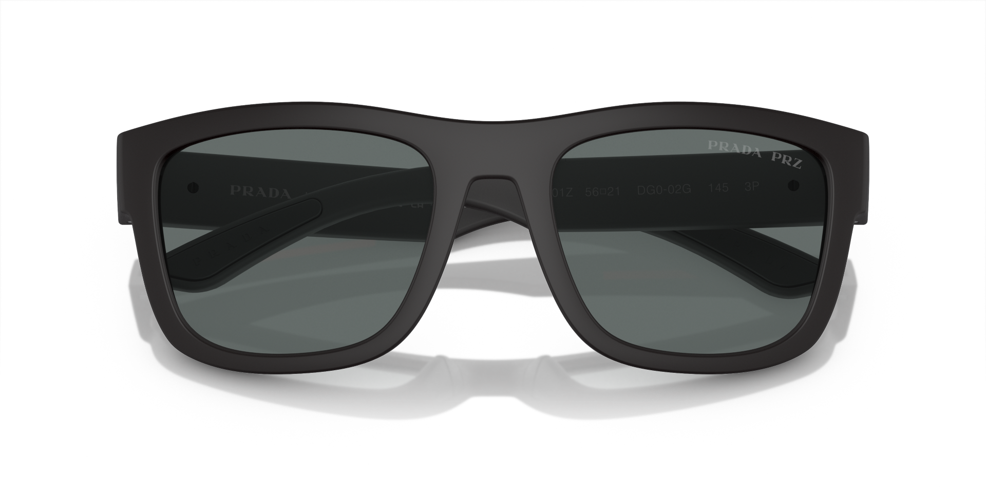 Auf diesem Bild sehen Sie die Sonnenbrille 0PS 06Ys von Prada in der Farbe Schwarz.