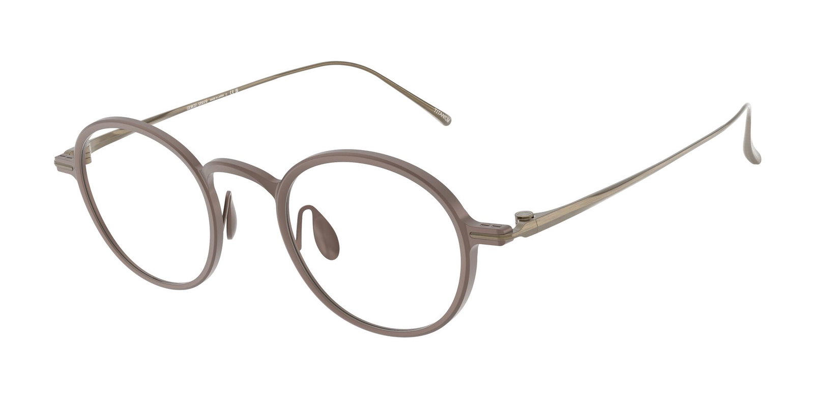 zu sehen ist die Korrektionsbrille 0AR5159T von Giorgio Armani in der Farbe Braun.