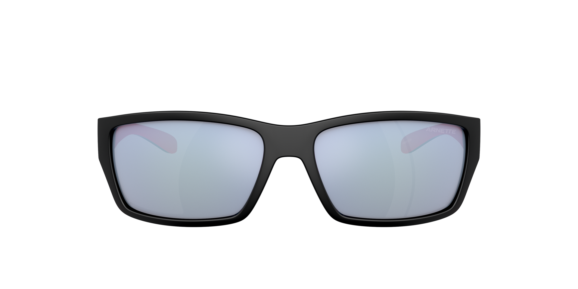 Das Bild zeigt die Sonnenbrille AN4336 27531U von der Marke Arnette in schwarz/rosa.