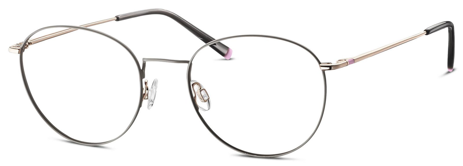 HUMPHREY'S 582275 32 5118 – Graue Oversize Metallbrille schmal