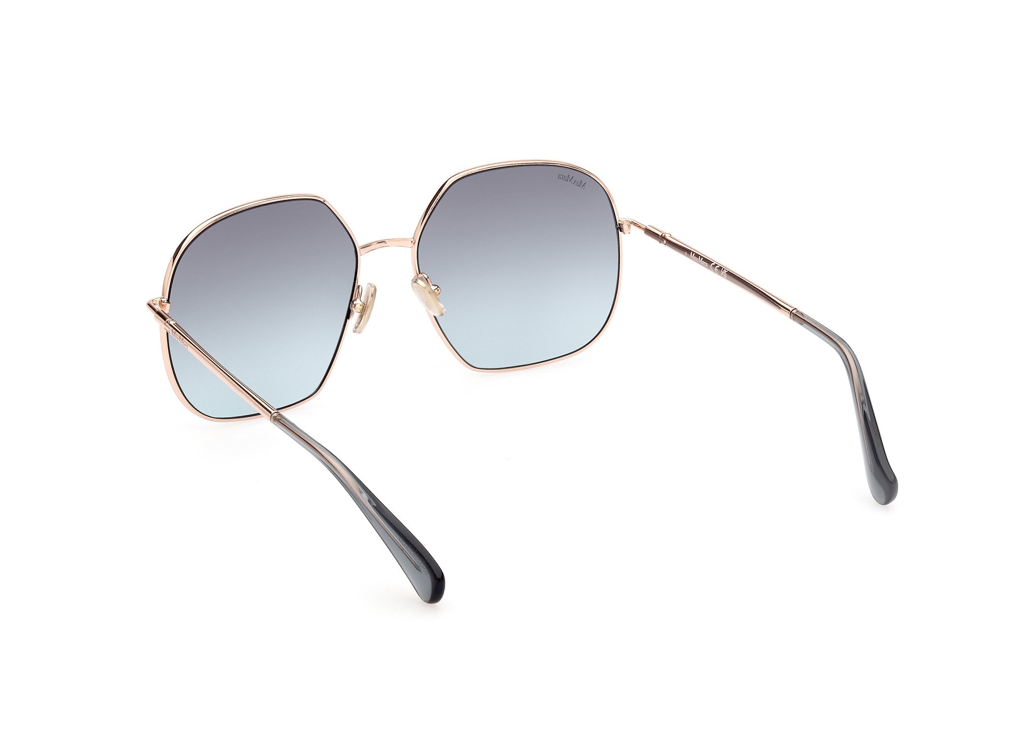 Das Bild zeigt die Sonnenbrille MM0061 28W von der Marke Max Mara in Rose Gold.