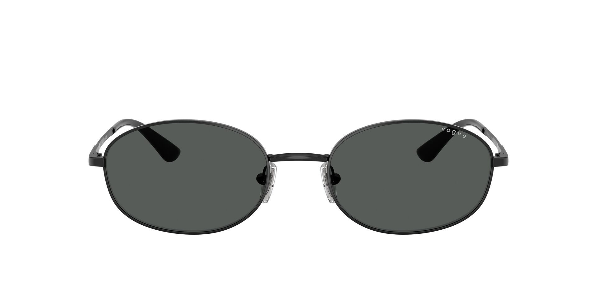 Das Bild zeigt die Sonnenbrille VO4323S von der Marke Vogue in Schwarz.