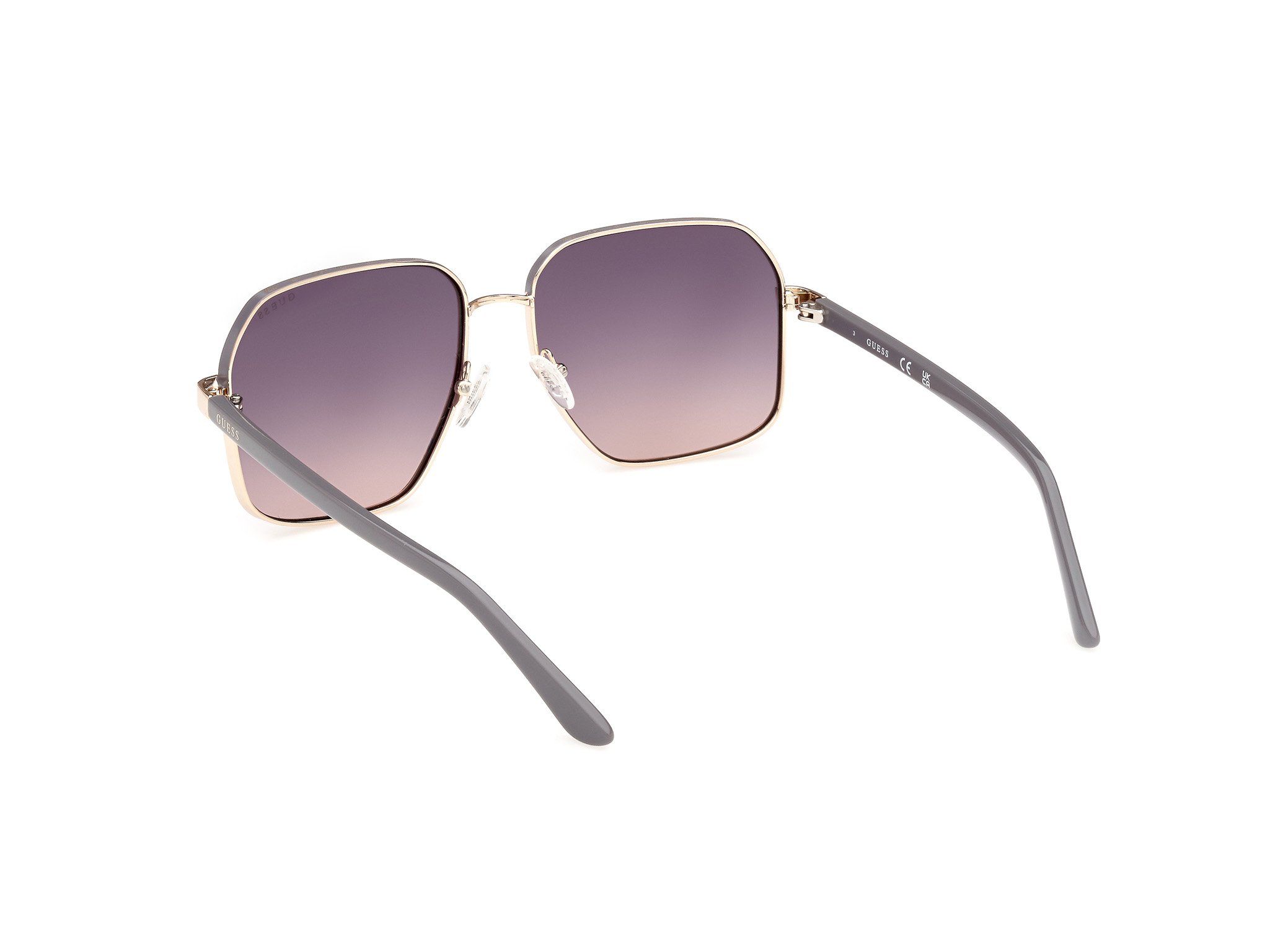 Das Bild zeigt die Sonnenbrille GU00107 32B von der Marke Guess in Gold.